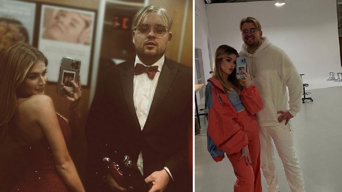 Chłopak Roxie Węgiel pozuje na kanapie. Znany raper wbił szpilę. Chodzi o wygląd