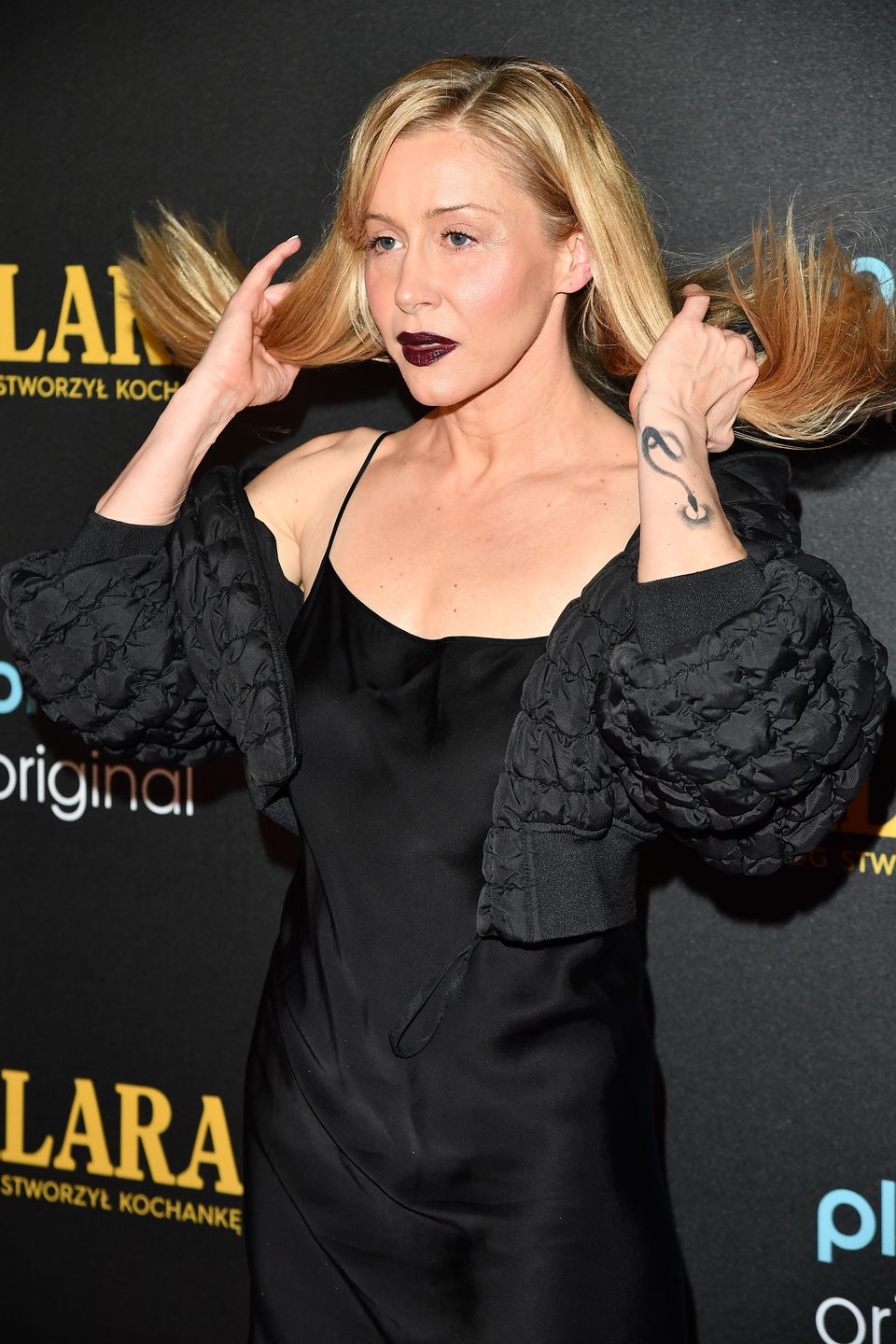 Katarzyna Warnke na premierze serialu "Klara"