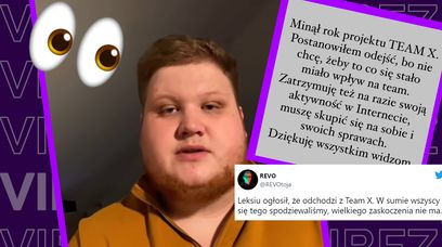 Leksiu opuszcza Team X! Influencer ZAWIESZA działalność w internecie