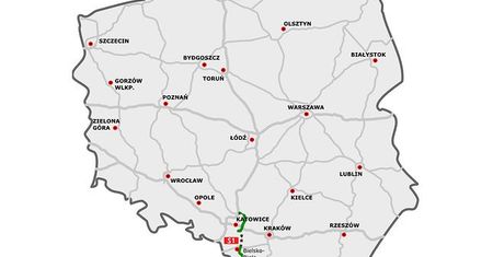 Śląskie. Trzy osoby zginęły w wypadku nieopodal węzła drogi S1