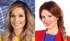 Paulina Koziejowska z „Super Expressu” i Aleksandra Kot z Eska TV prezenterkami prognozy pogody w Nowa TV