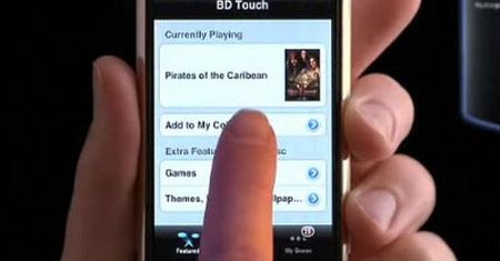 BD Touch pozwala na interakcję iPhone'a z Blu-ray