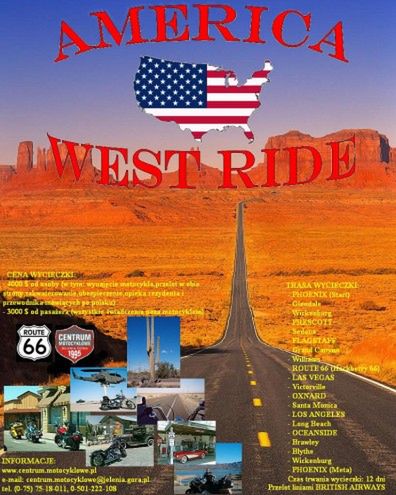 America West Ride - zwiedzanie USA na motocyklu