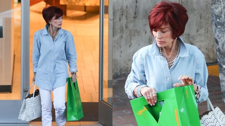 Sharon Osbourne na shoppingu