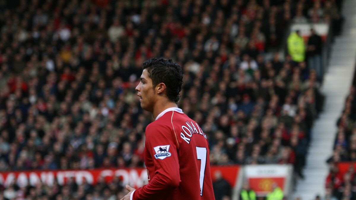 Cristiano Ronaldo w barwach Manchesteru United