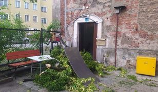 Opole. Strażacy walczyli z nawałnicami