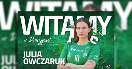 Z pierwszej ligi do Superligi. Julia Owczaruk w barwach PGE MKS-u