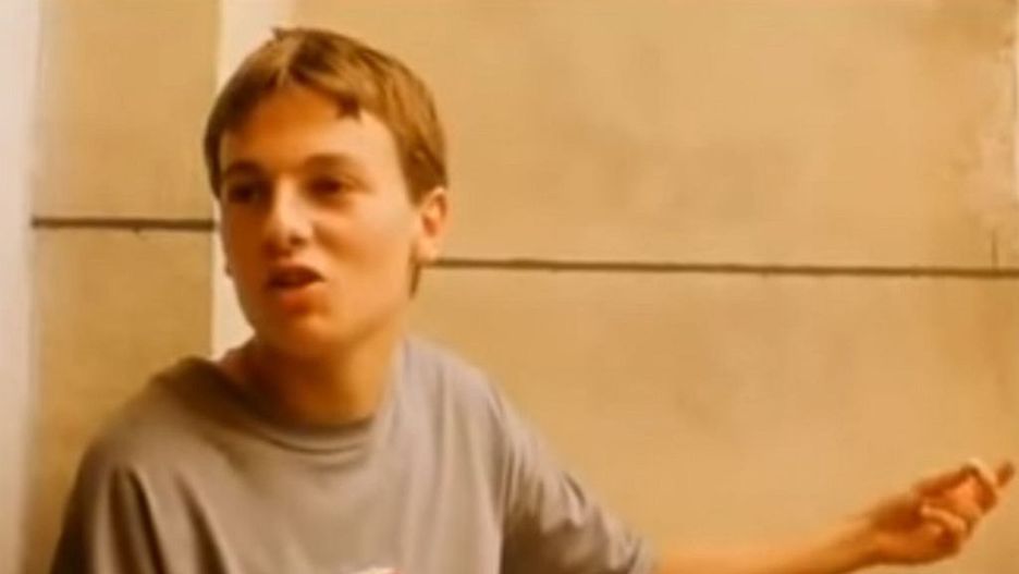 Screen z filmu "Chłopaki nie płaczą". Tak wyglądał Laska