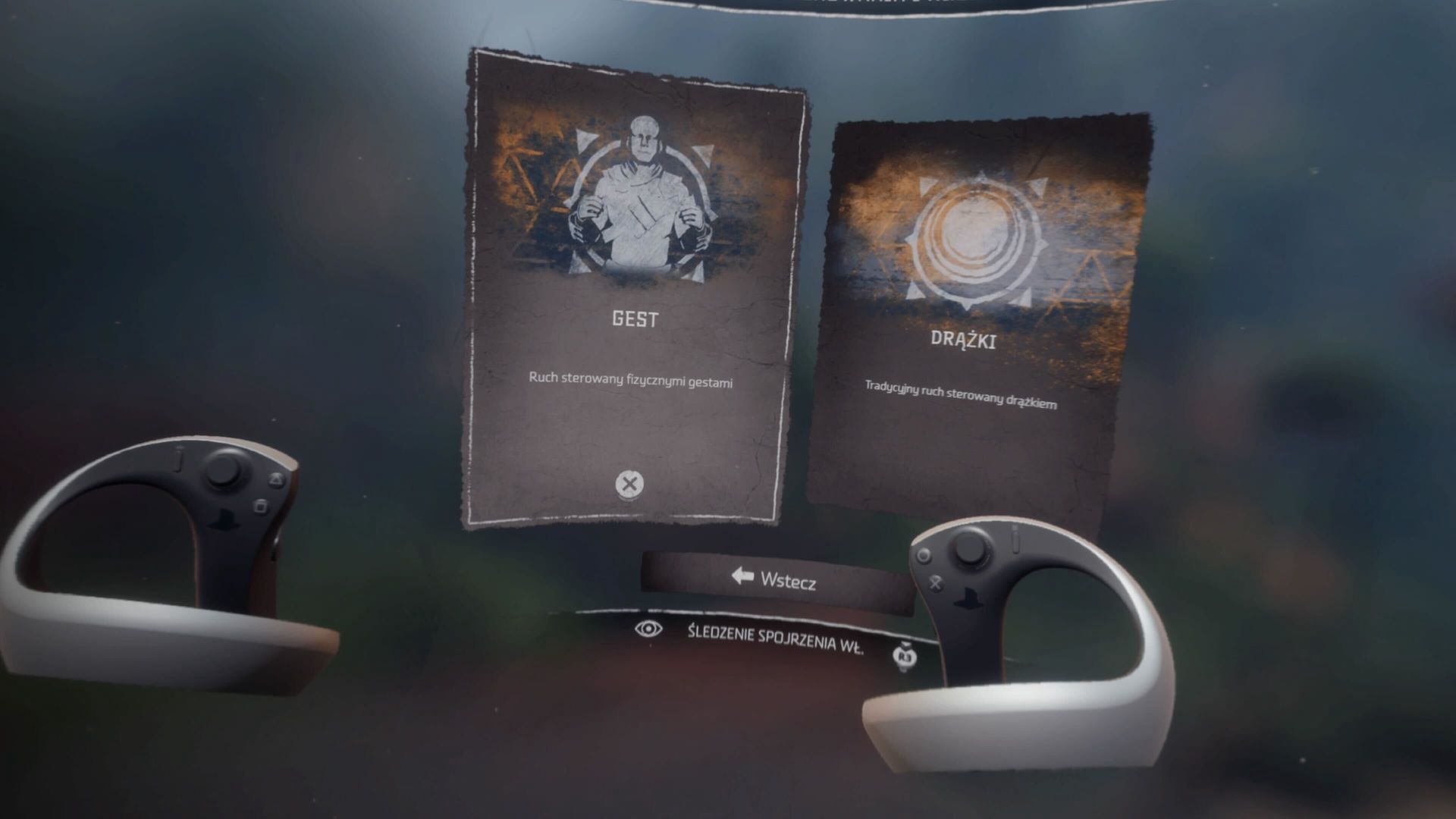 Podczas gry widzimy ręce, a w menu Sense VR