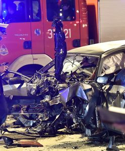 Łódź. 28-latek z BMW zatrzymany. Rozbite auta na skrzyżowaniu (ZDJĘCIA)