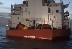 Tonie turecki tankowiec. Przewoził rosyjską ropę