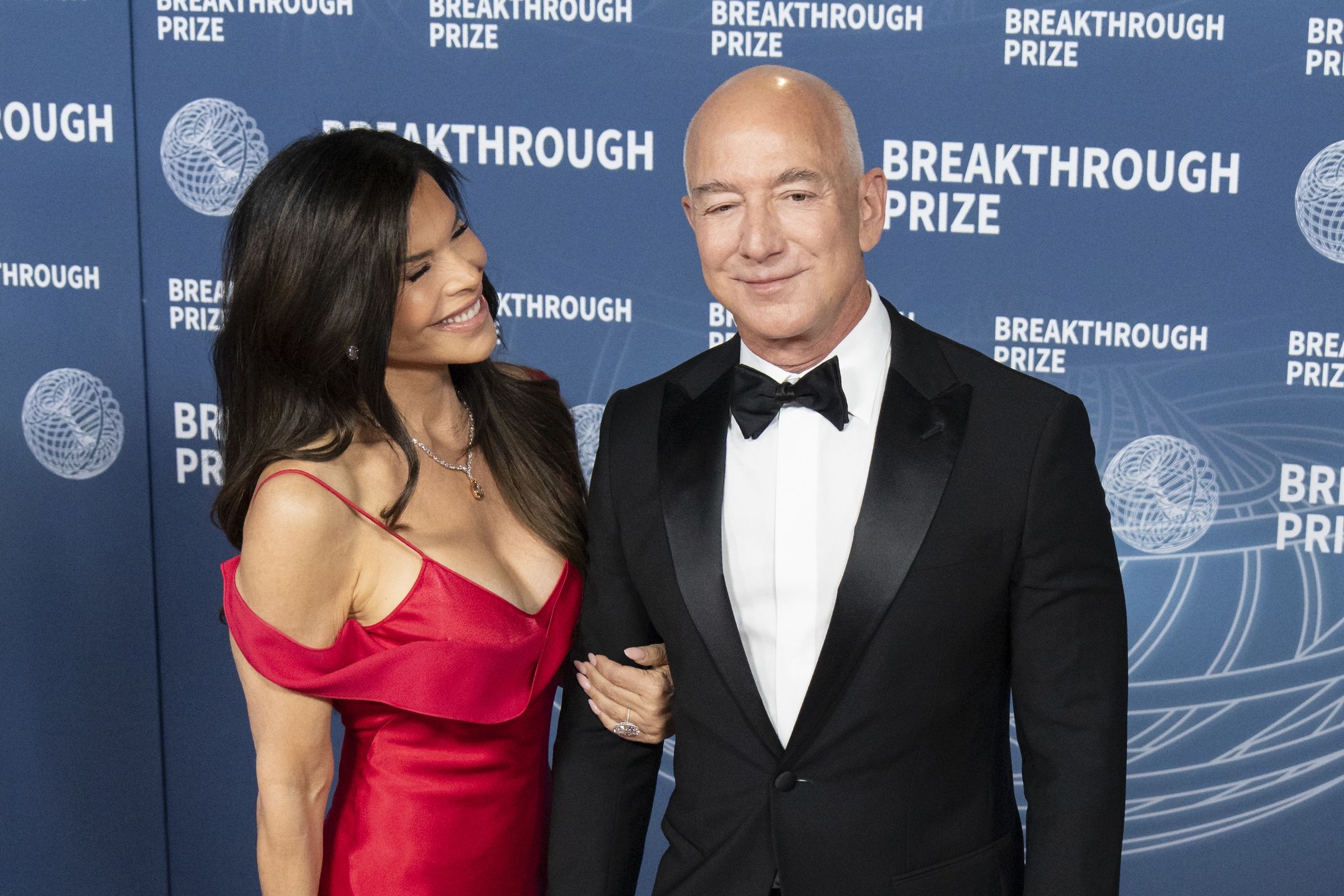 Lauren Sánchez and Jeff Bezos
