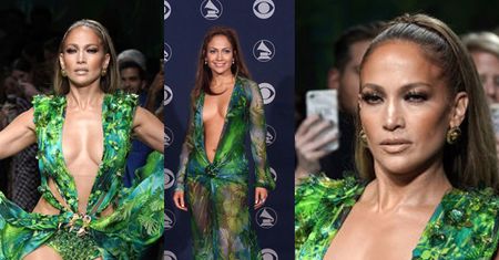 Jennifer Lopez paraduje na pokazie Versace w replice sukni sprzed niemal 20 lat! (WIDEO)