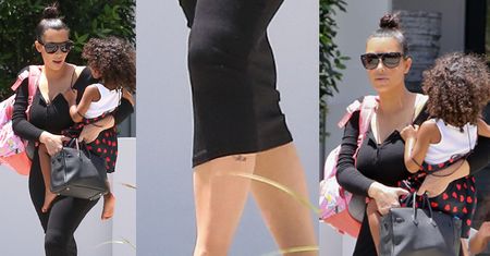 Kim Kardashian w futrzanych kapciach od Givenchy (ZDJĘCIA)