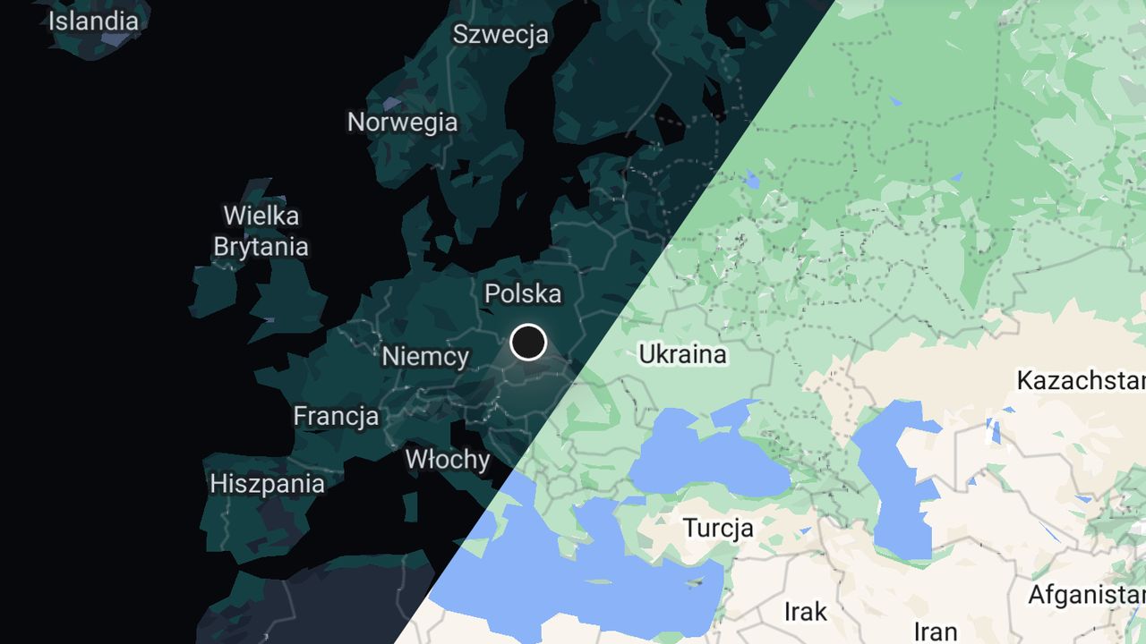 Google Maps bez problemu z ciemnym motywem - zaktualizuj aplikację