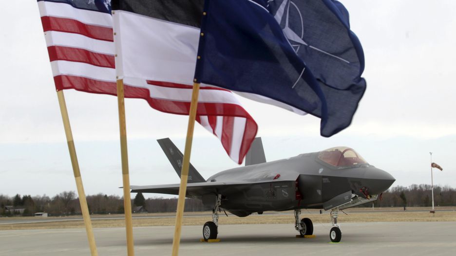 Stacjonujące w Estonii holenderskie myśliwce F-35 
