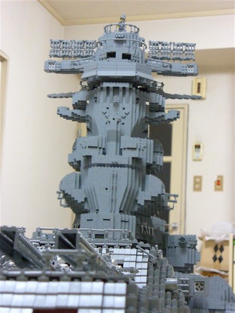 Monumentalny pancernik z klocków lego (150kg!) 4
