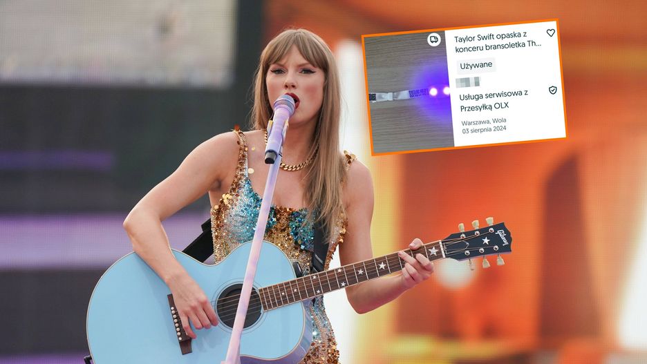 Pamiątkowe opaski z koncertów Taylor Swift wylądowały w sieci