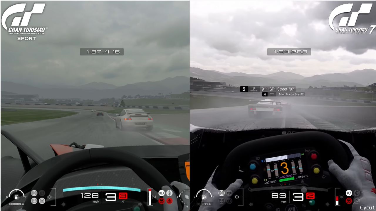 Gran Turismo 7 kontra Gran Turismo Sport. To nagranie pokazuje różnice