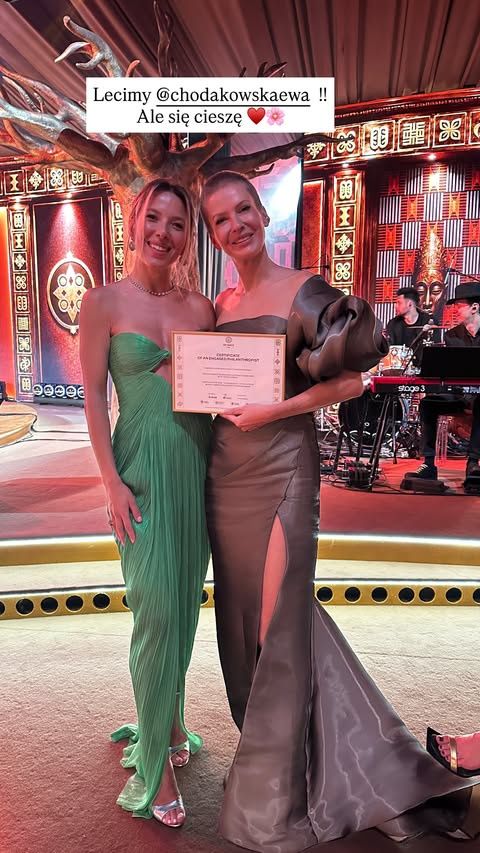 Edyta Pazura i Ewa Chodakowska
