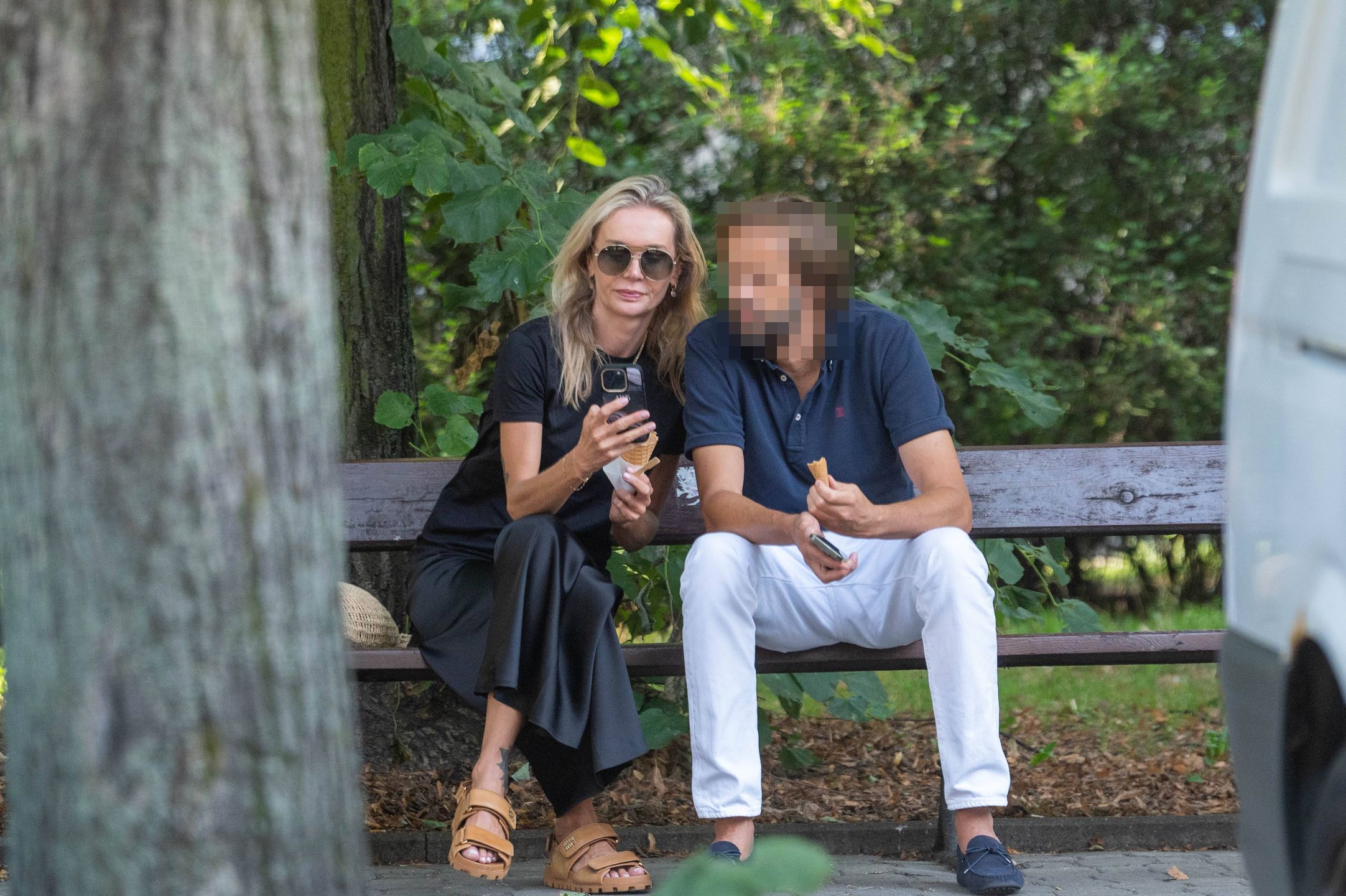 Agnieszka Woźniak-Starak z partnerem