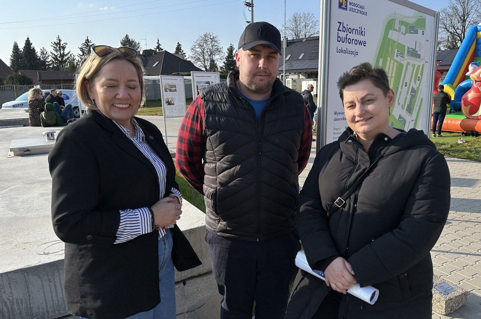 Romana Kozub, prezeska Wodociągów Leszczyńskich w gronie współpracowników