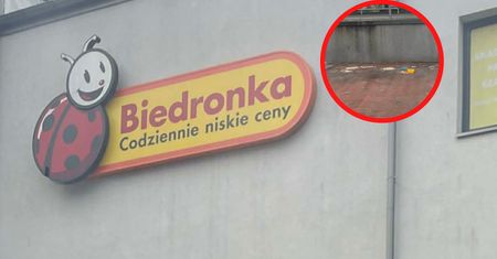 Taki widok przed Biedronką. Aż wyjął telefon. "Wzruszyłem się"