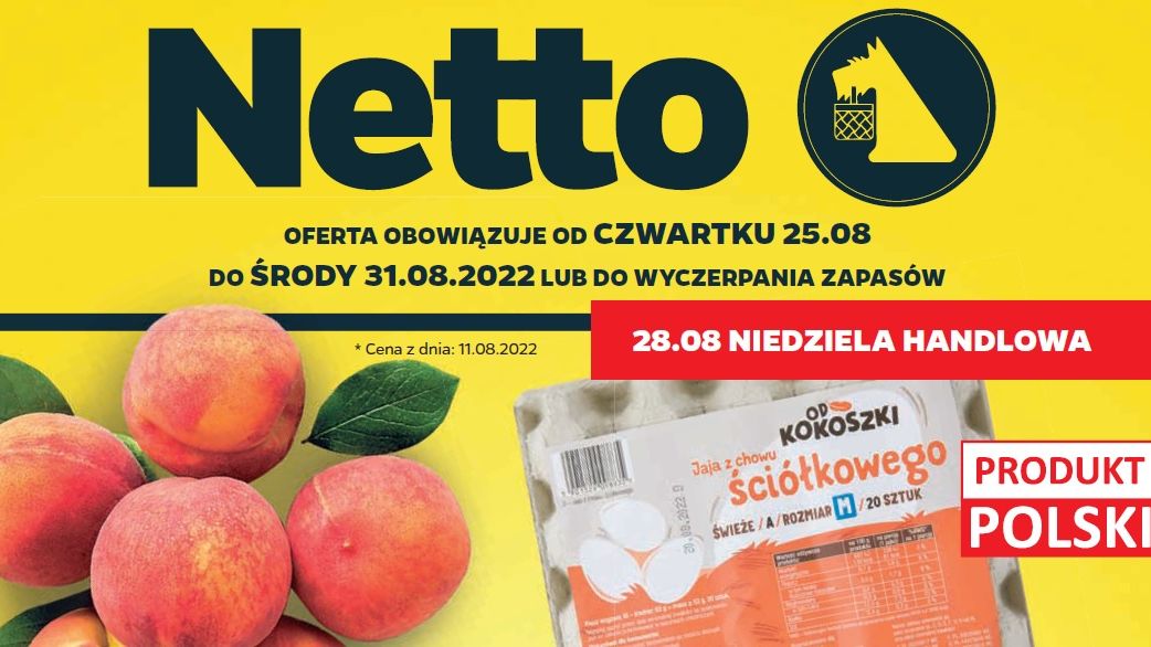 Netto gazetka od 25.08 22 - czwartek 25 sierpnia