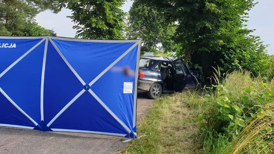 Tragiczny wypadek pod Nidzicą