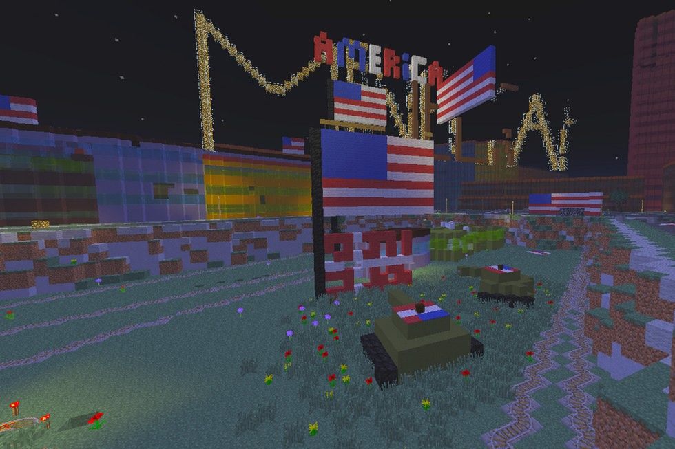 Barbarzyńcy u bram. Amerykańscy wandale niszczą Danię w Minecrafcie 2