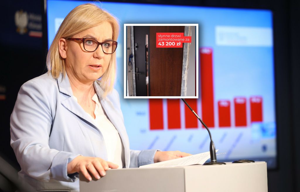 Absurdy w głośnym programie. Hennig-Kloska pokazała słynne drzwi za 43 tys. zł