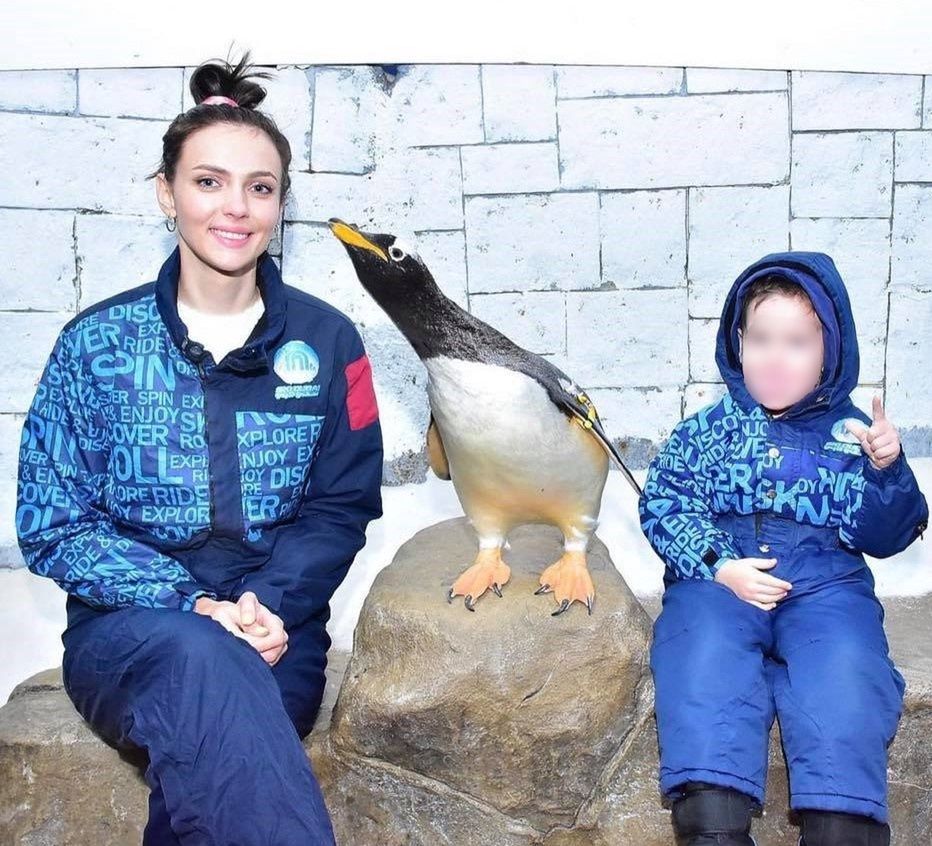 Marcela Leszczak chwali się obcowaniem z pingwinami w Dubaju 
