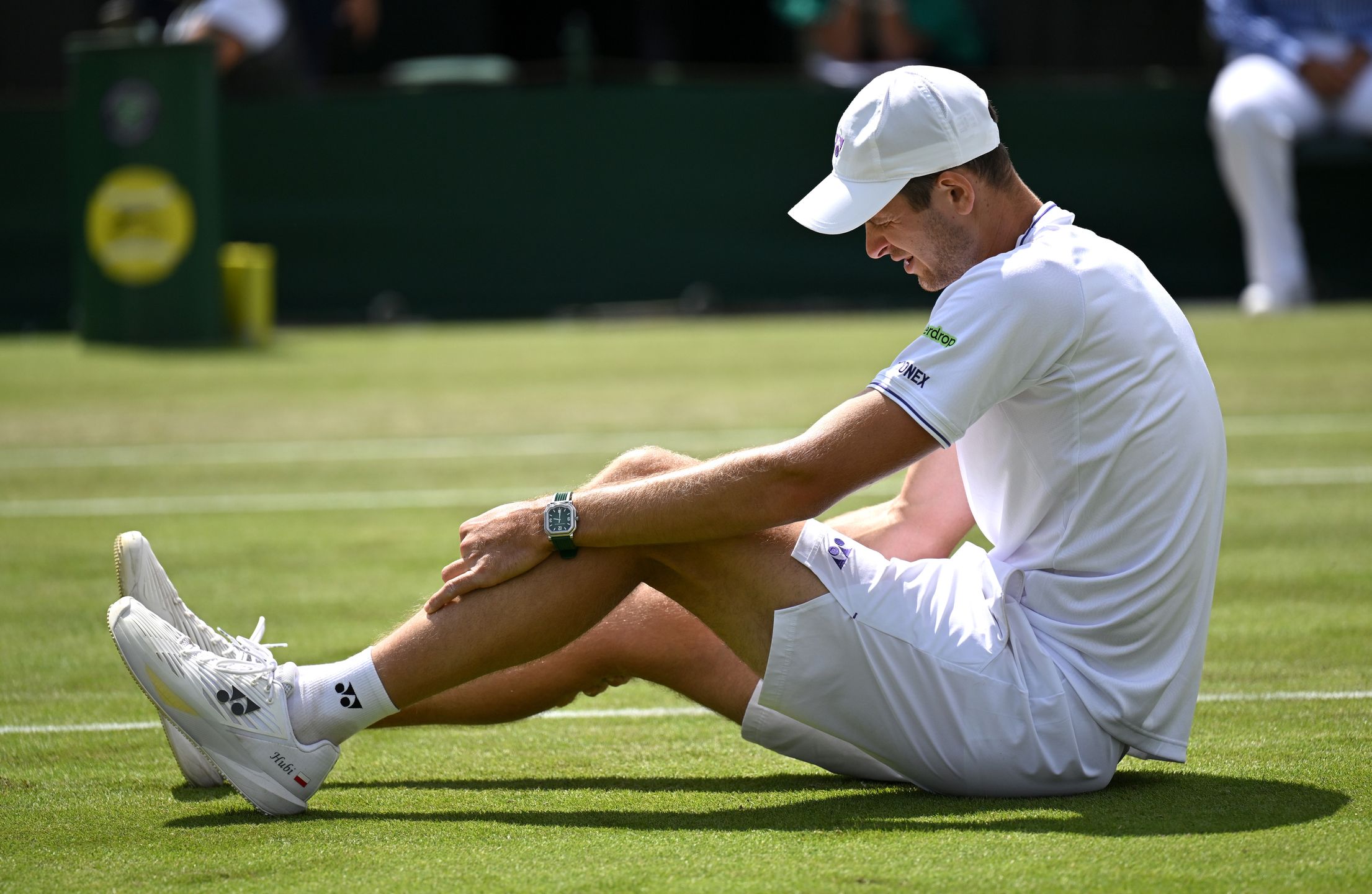 Hubert Hurkacz zaliczył kontuzję na Wimbledonie