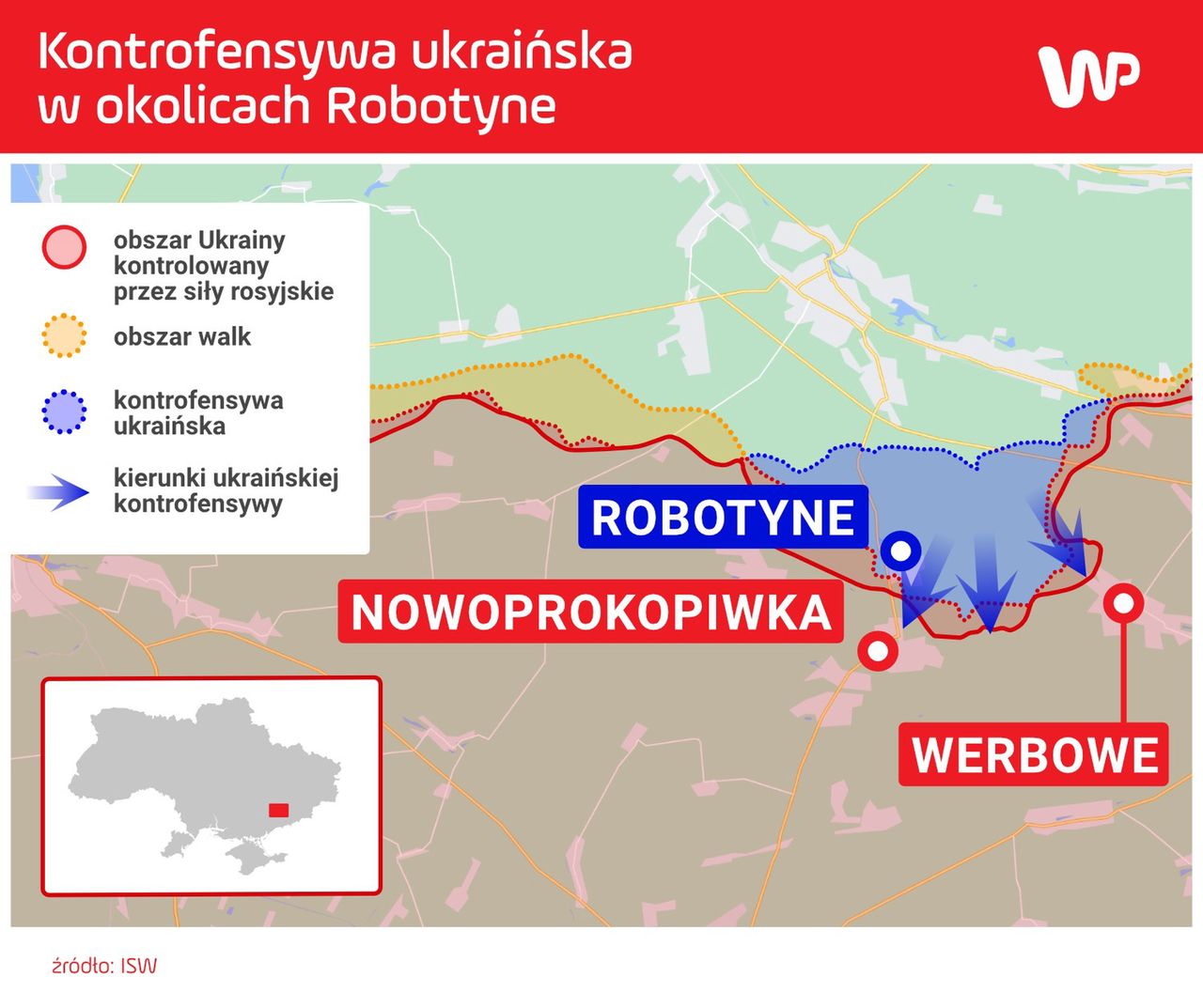 Kontrofensywa ukraińska w okolicach Robotyne