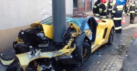 Rozbił Lamborghini za 600 TYSIĘCY!