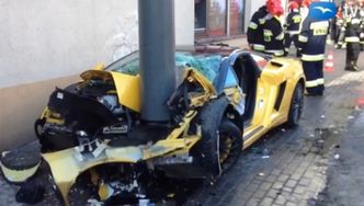 Rozbił Lamborghini za 600 TYSIĘCY!