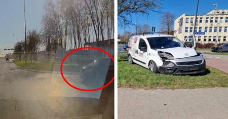 Nie zwolnił na skrzyżowaniu. Doszło do zderzenia