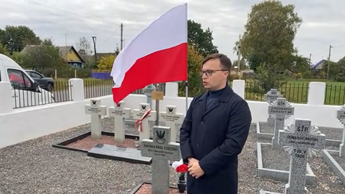 Odsłonięcie nagrobka Emila Czeczki