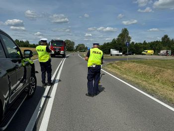 Czołowe zderzenie na DK53. Motocyklista zginął na miejscu