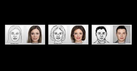 Sztuczna inteligencja wygeneruje realistyczny portret na bazie prostego rysunku