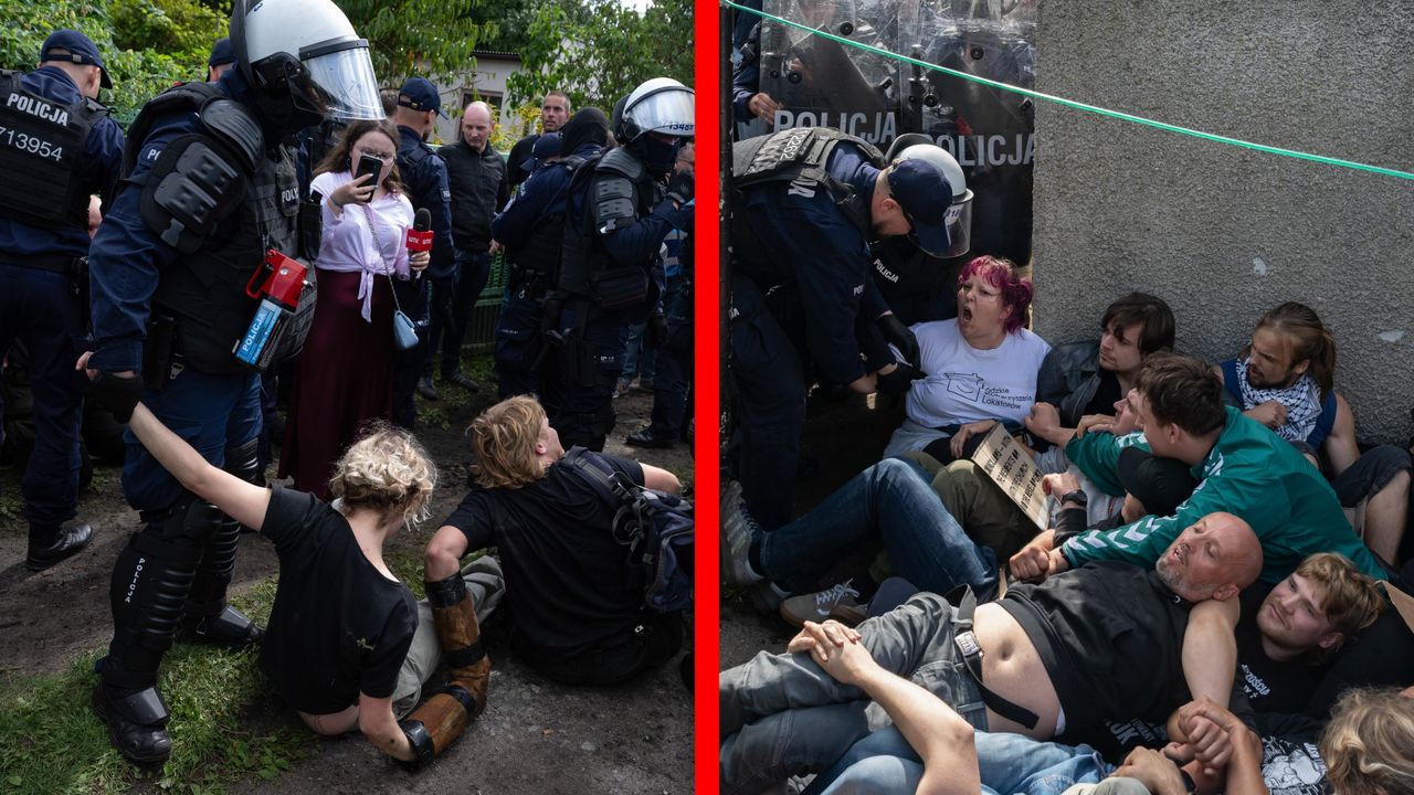 Sceny w Poznaniu. Policja starła się z protestującymi. Nagranie