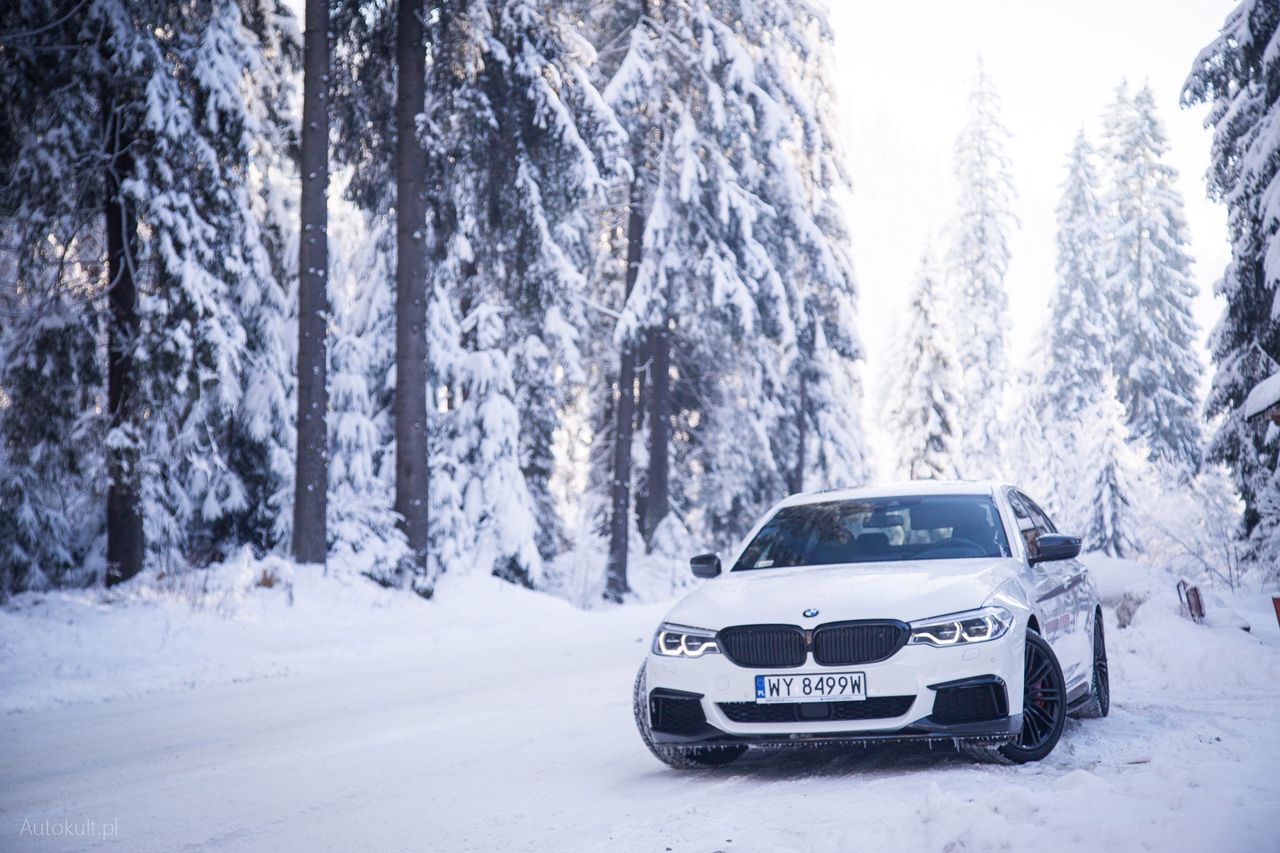 BMW M550i w polskich górach