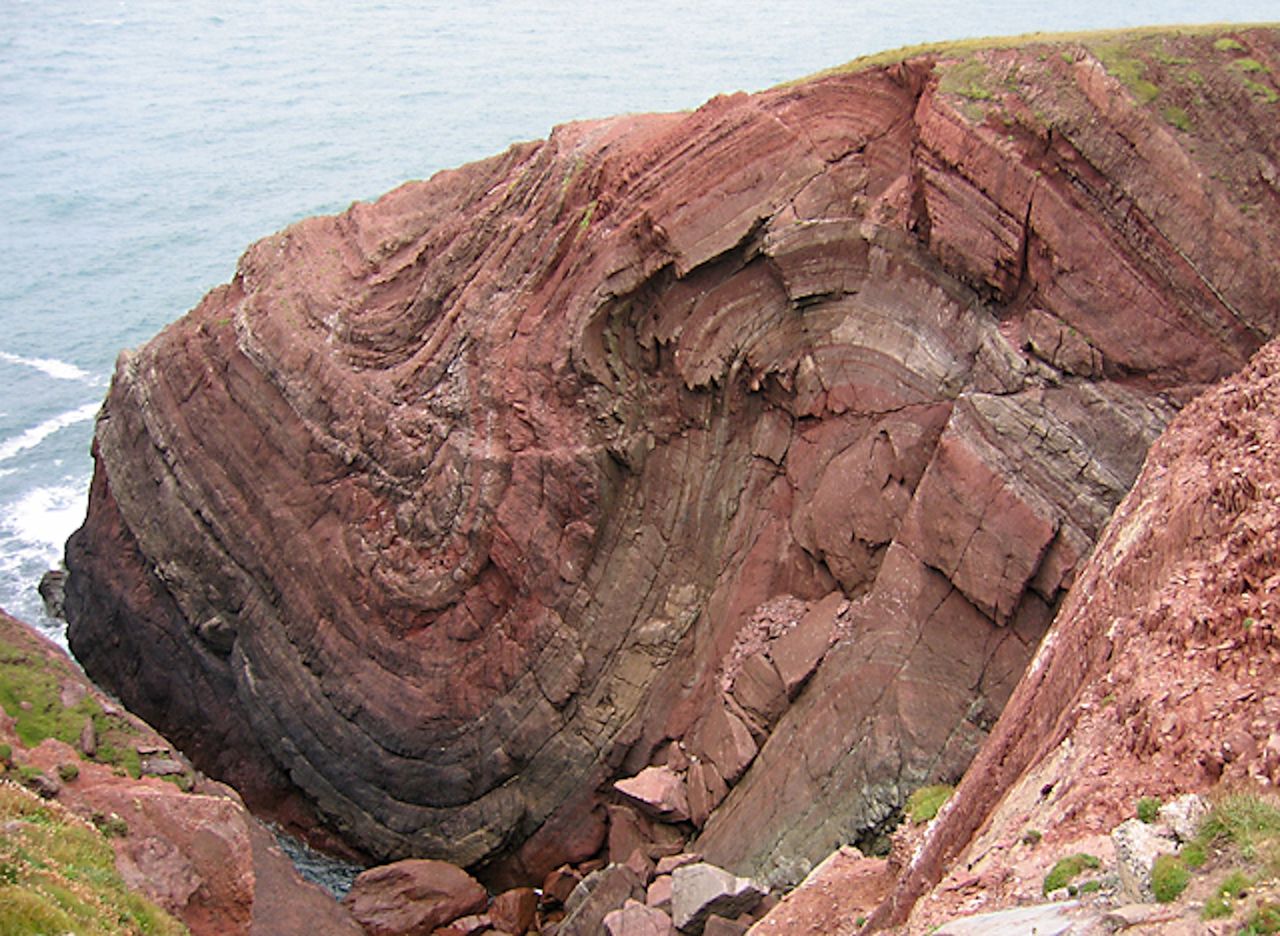 Skały Old Red Sandstone (ORS)