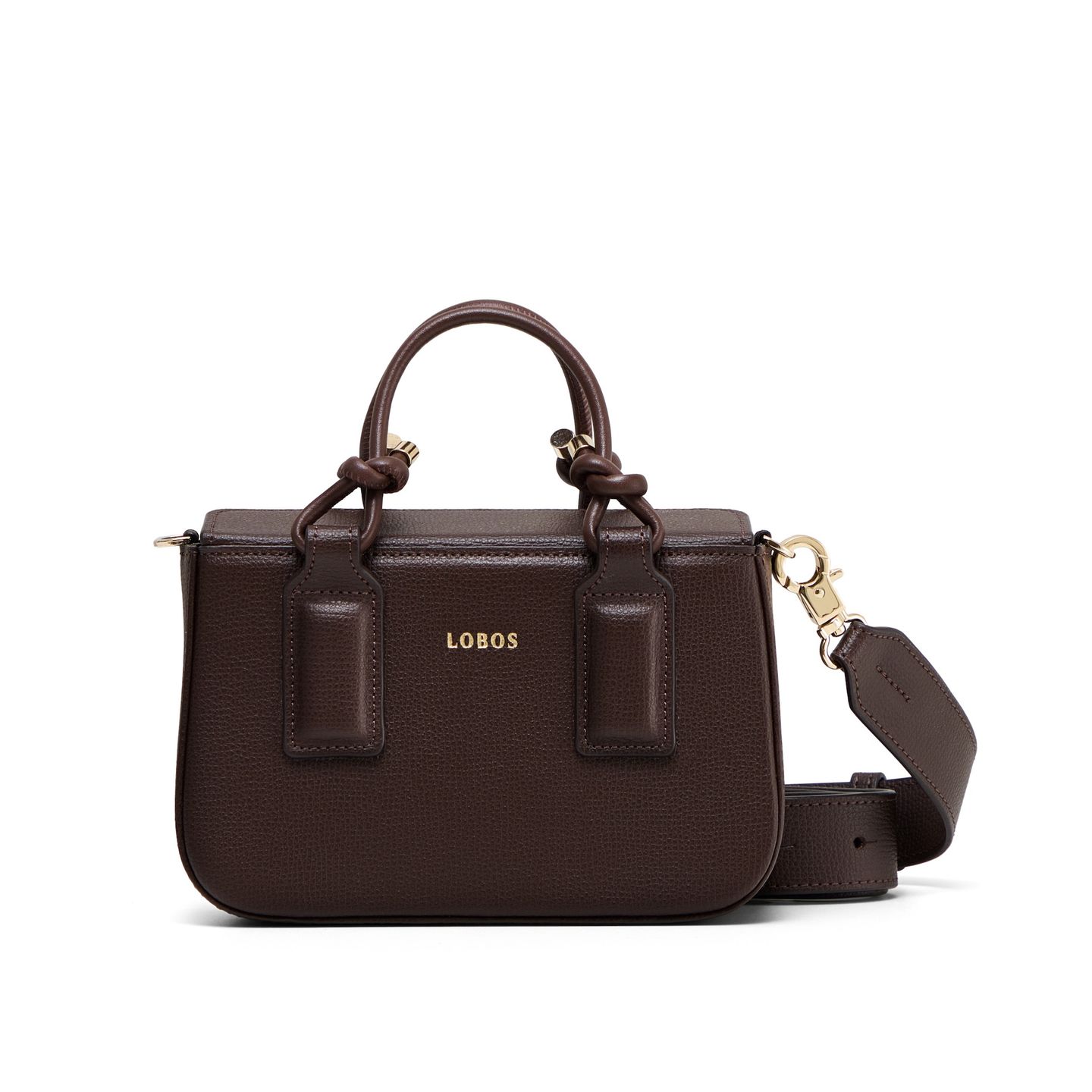 Torebka Lobos w odcieniu czekoladowym 