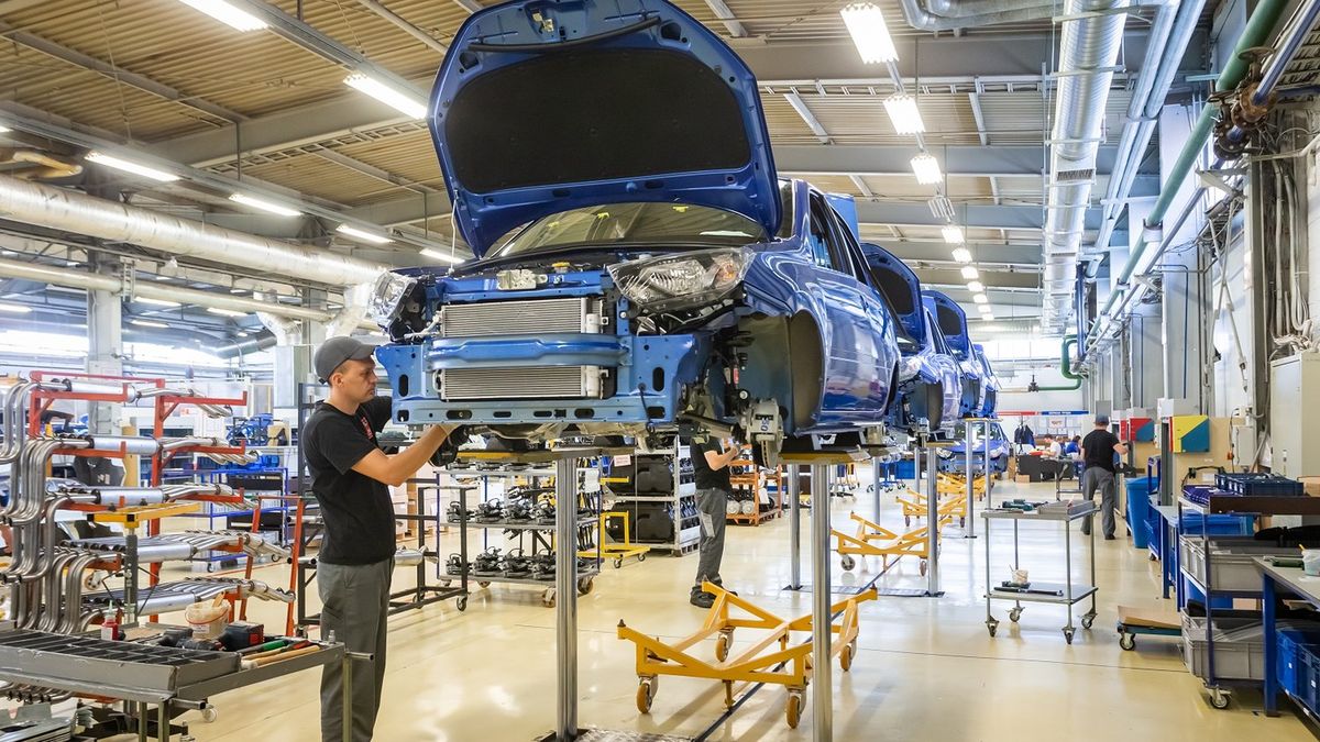 Łada Granta – produkcja