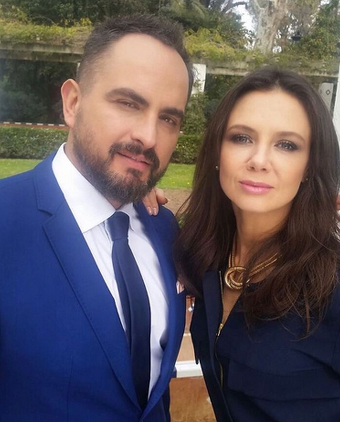 Kinga Rusin i Augustin Egurrola