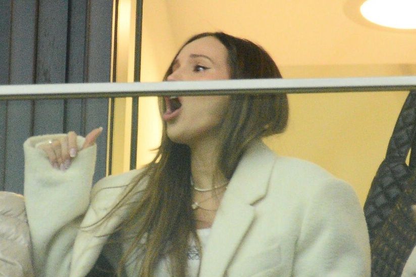 Marina Łuczenko na stadionie 