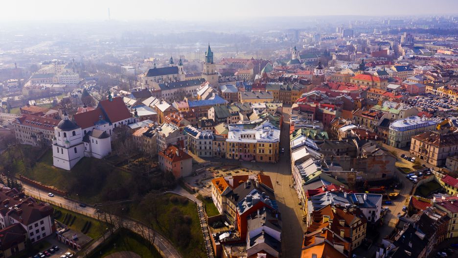Lublin z lotu ptaka
