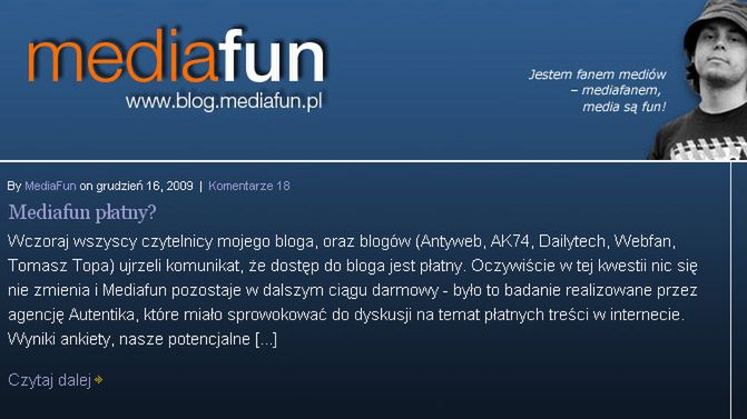 Najpopularniejsze polskie blogi będą płatne? Na szczęście to tylko blef 1