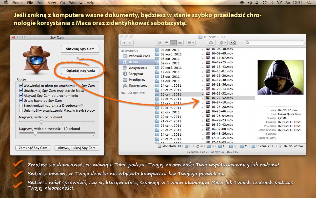 Spy Cam - Twój osobisty szpieg! 3